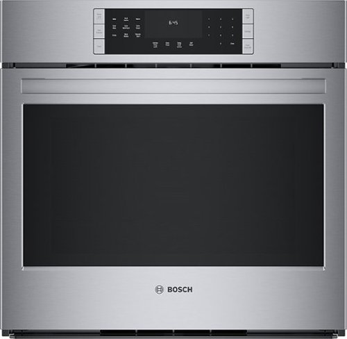 Bosch - 800 Series 30" Built-In Single Electric Convection Wall Oven - Stainless Steel