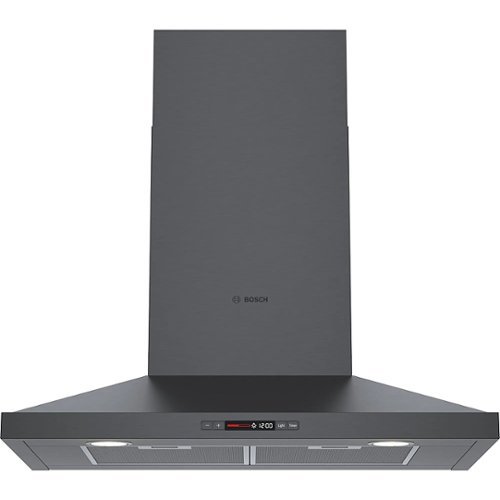 Bosch - 800 Series 30" Convertible Range Hood - Black Stainless Steel