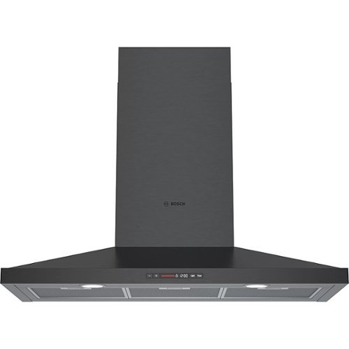 Bosch - 800 Series 36" Convertible Range Hood - Black Stainless Steel