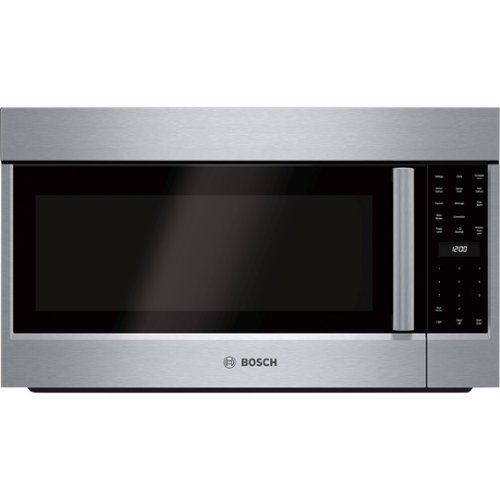 Bosch - Benchmark Series 1.8 Cu. Ft. Convection Over-the-Range Microwave with Sensor Cooking - Stainless Steel