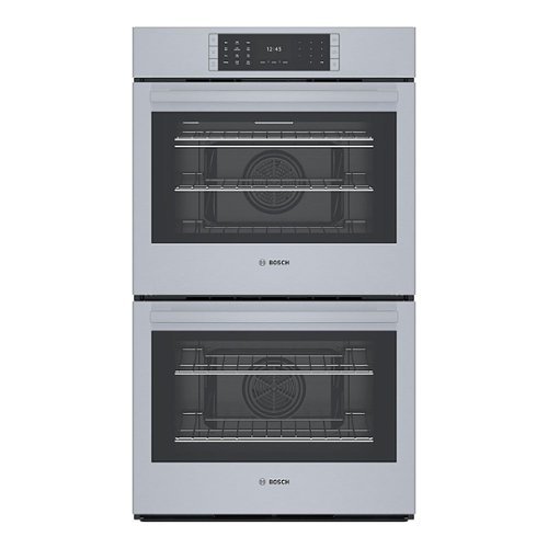 Bosch - Benchmark Series 29.8" Built-In Electric Convection Double Wall Oven - Stainless Steel