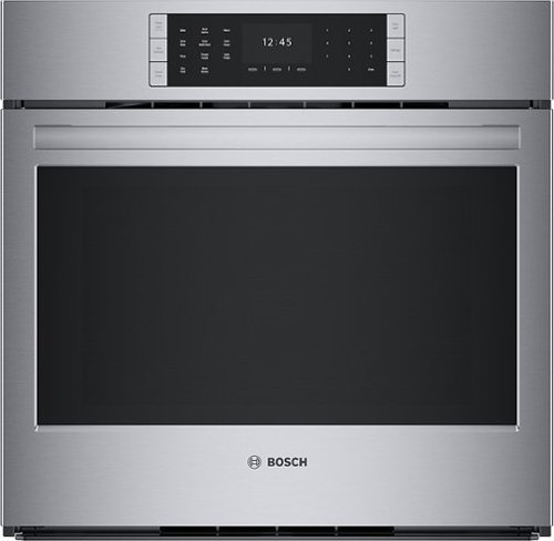 Bosch - Benchmark Series 30" Built-In Single Electric Convection Wall Oven - Stainless Steel