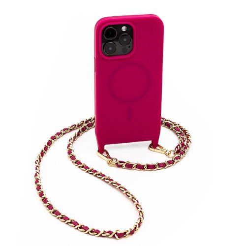 Bryten - Monarch Crossbody Case with MagSafe for Apple iPhone 14 Pro - Magenta