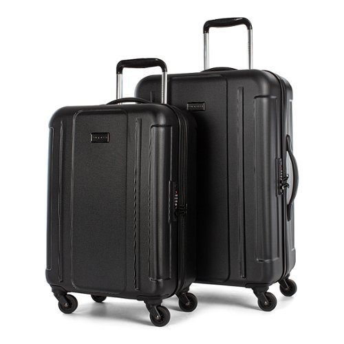 Bugatti - Athens Hard Case Luggage Set (2-Piece) - Black