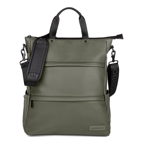 Bugatti - E22 - EDITION 22 - Business Tote bag Convertible into a Backpack - Khaki