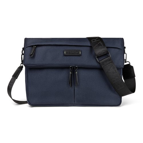 Bugatti - Reborn Collection - Convertible Crossbody to a Waist Bag- RPET Polyester - Navy
