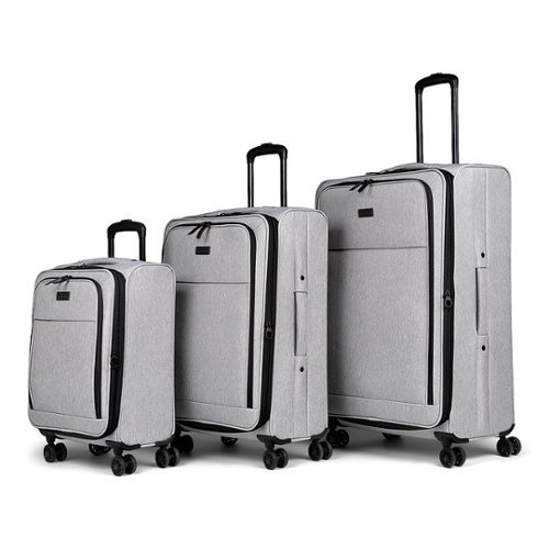 Bugatti - Reborn Luggage Set (3-Piece) - Gray