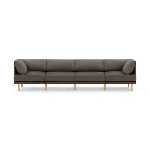 Burrow - Contemporary Range 4-Seat Sofa - Heather Charcoal