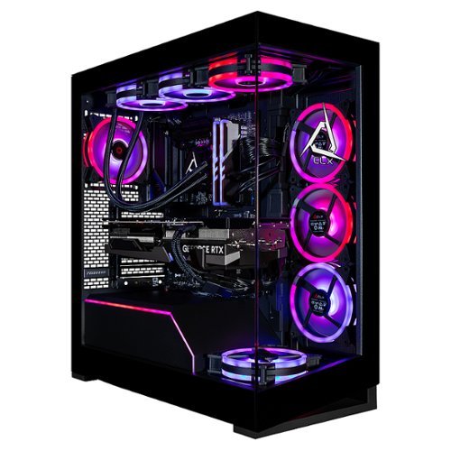 CLX - HORUS Gaming Desktop - Intel Core i9 14900KF - 64GB DDR5 5600 Memory - GeForce RTX 4080 Super - 2TB NVMe M.2 SSD+6TB HDD - Black