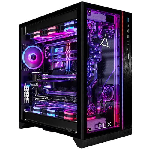 CLX - RA Gaming Desktop - Intel Core i9 14900K - 96GB DDR5 5600 Memory - GeForce RTX 4090 - 2TB NVMe M.2 SSD + 6TB HDD - Black