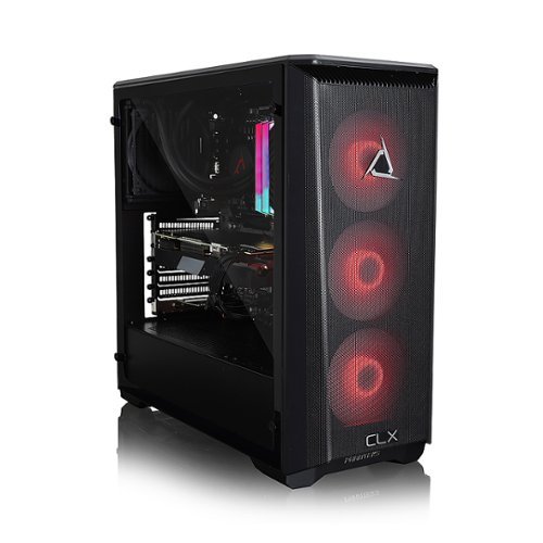 CLX - SET Gaming Desktop - AMD Ryzen 9 5900X - 32GB Memory - NVIDIA GeForce RTX 3070 - 960GB SSD + 4TB HDD - Black