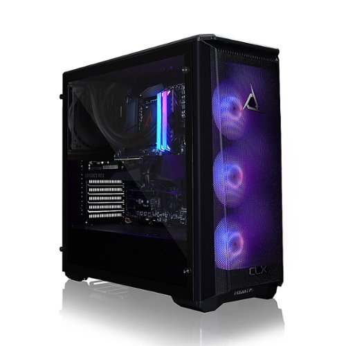 CLX - SET Gaming Desktop - AMD Ryzen 9 5900X - 32GB Memory - NVIDIA GeForce RTX 3080 - 480GB SSD + 3TB HDD - Black