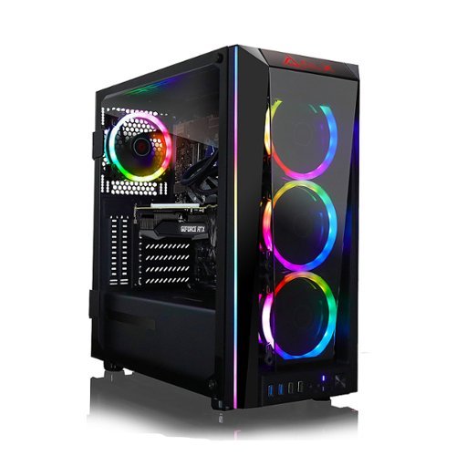 CLX - SET Gaming Desktop - Intel Core i9 10850K - 32GB DDR4 3000GHz Memory - NVIDIA GeForce RTX 3060 Ti - 960GB SSD + 4TB HDD - Black