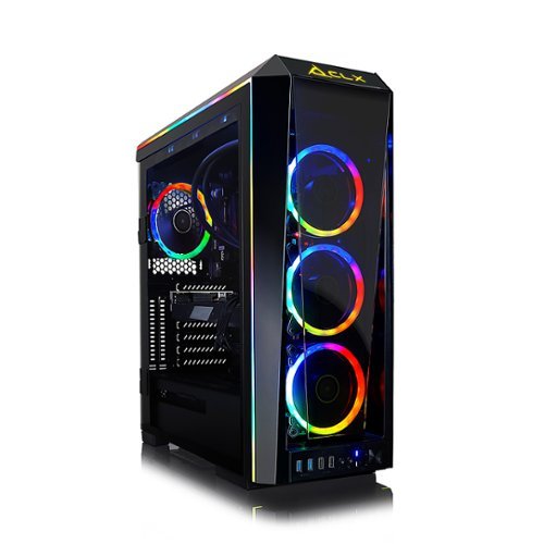 CLX - SET Gaming Desktop - Intel Core i9 10850K - 64GB Memory - NVIDIA GeForce RTX 3070 - 1TB NVMe SSD + 6TB HDD - Black