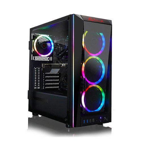 CLX - SET Gaming Desktop - Intel Core i9 10900KF - 16GB Memory - NVIDIA GeForce RTX 3080 - 480GB SSD + 2TB HDD - Black