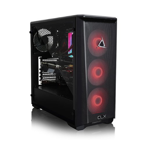 CLX - SET Gaming Desktop - Intel Core i9 10900KF - 32GB Memory - NVIDIA GeForce RTX 3070 - 960GB SSD + 4TB HDD - Black