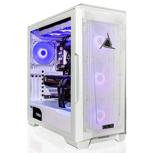 CLX - SET Gaming Desktop - Intel Core i9 13900KF - 32GB Memory - NVIDIA GeForce RTX 4090 - 1TB NVMe M.2 SSD + 4TB HDD - White