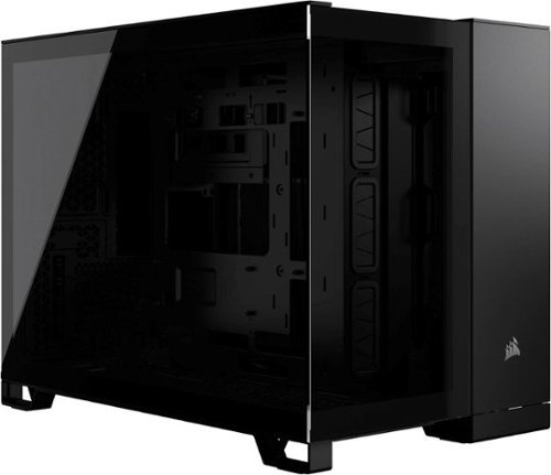 CORSAIR - 2500X Micro ATX Mid-Tower Dual Chamber SFF Case - Black