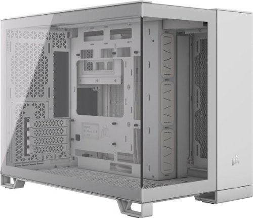 CORSAIR - 2500X Micro ATX Mid-Tower Dual Chamber SFF Case - White