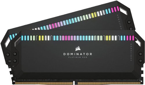 CORSAIR - DOMINATOR PLATINUM RGB 32GB (2x16GB) 6200MHz DDR5 C36 DIMM Desktop Memory - Black