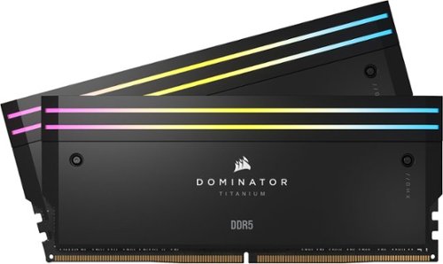 CORSAIR - DOMINATOR TITANIUM RGB 32GB (2x16GB) 7000MHz DDR5 C34 DIMM Desktop Memory - Black