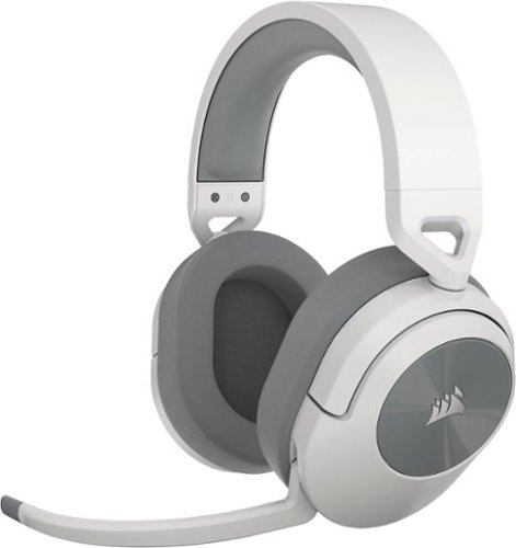 CORSAIR - HS Series HS55 Wireless Gaming Headset for PC, PS5, and Mobile - White