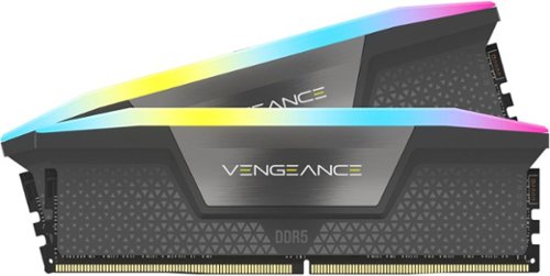 CORSAIR - VENGEANCE RGB 32GB (2x16GB) 6000MHz DDR5 C30 AMD EXPO & Intel XMP DIMM Desktop Memory - Gray