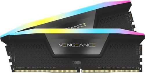 CORSAIR - VENGEANCE RGB 64GB (2x32GB) 6000MHz DDR5 C40 DIMM Desktop Memory - Black