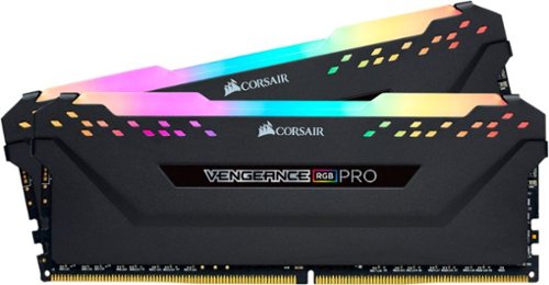 CORSAIR - VENGEANCE RGB PRO 16GB (2x8GB) 3200MHz DDR4 C16 DIMM Desktop Memory - Black