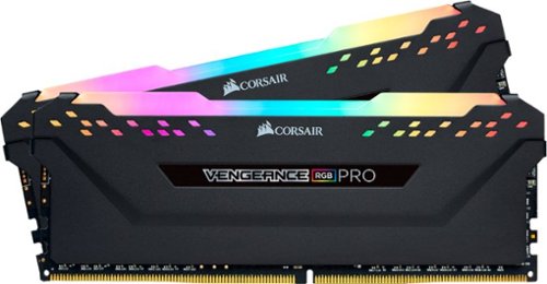 CORSAIR - VENGEANCE RGB PRO 32GB (2x16GB) 3200MHz DDR4 C16 DIMM Desktop Memory - Black