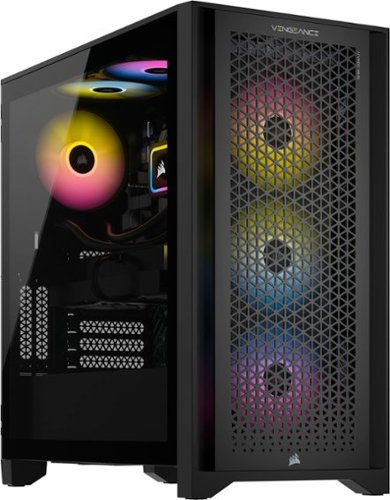 CORSAIR - VENGEANCE i7500 Gaming Desktop - Intel Core i5 14600KF - 32GB DDR5 - NVIDIA GeForce RTX 4060 - 1TB SSD - Black