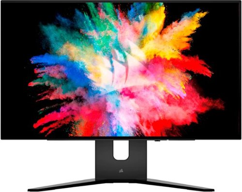 CORSAIR - XENEON 27" OLED QHD FreeSync Premium and G-SYNC Compatible Gaming Monitor with HDR (HDMI, USB, DisplayPort) - Black