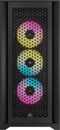 CORSAIR - iCUE 5000D RGB AIRFLOW ATX Mid-Tower Case - Black