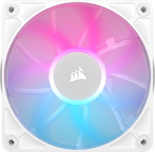 CORSAIR - iCUE LINK RX120 RGB 120mm PWM Computer Case Fan Expansion Fan - White