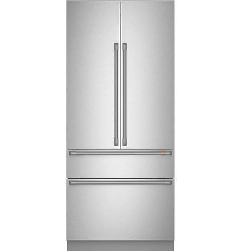 Café - 20.2 Cu. Ft.Built-In French Door Refrigerator with Bottom Freezer and Wi-Fi - Stainless Steel