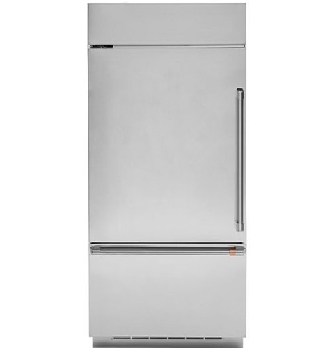 Café - 21.3 Cu. Ft. Bottom-Freezer Built-In Refrigerator with Left-Hand Side Door - Stainless Steel