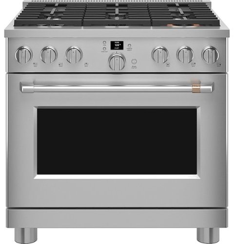 Café - 6.2 Cu. Ft. Freestanding Gas Convection Range with 6 Burners, Customizable - Stainless Steel