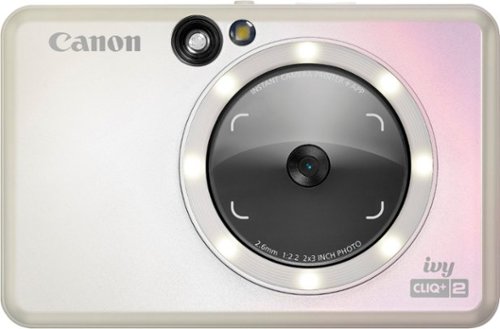 Canon - Ivy CLIQ+2 Instant Film Camera - Iridescent White