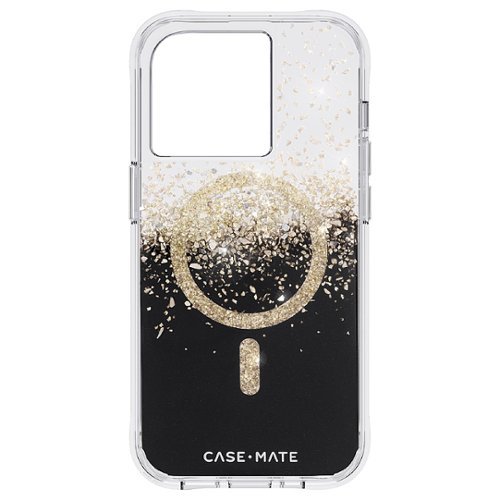 Case-Mate - Hardshell Case with MagSafe for Apple iPhone 14 Pro - Karat Onyx