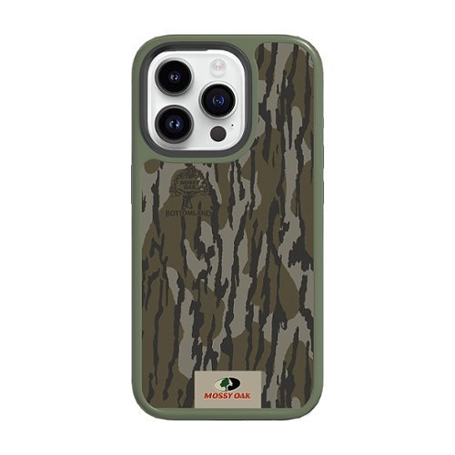 Cellhelmet - Mossy Oak Fortitude Case for Apple iPhone 15 Pro Max - Olive Green