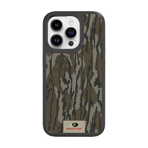 Cellhelmet - Mossy Oak Fortitude Case for Apple iPhone 15 Pro Max - Onyx Black