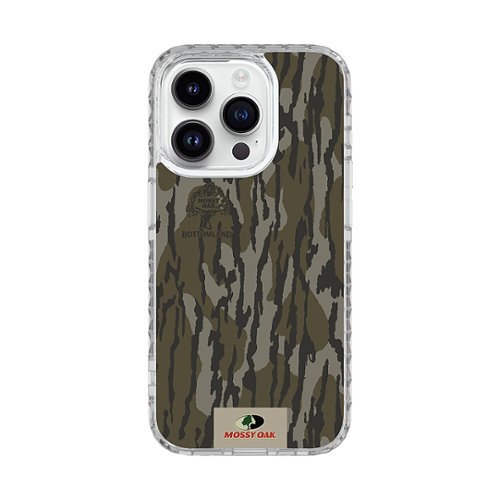 Cellhelmet - Mossy Oak Magnitude Case for Apple iPhone 15 Pro - Crystal Clear