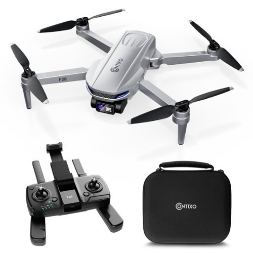 Contixo - F28 GPS Drone with Remote Controller - Silver