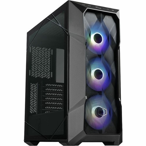 Cooler Master - MasterBox TD500 Mini ITX/Micro ATX/ATX/SSI CEB/EATX Mid-tower Case - Black