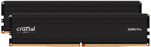 Crucial - Pro 32GB Kit (2x16GB) 5600 MHz DDR5-5600 UDIMM Desktop Memory - Black