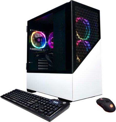 CyberPowerPC - Gamer Master Gaming Desktop - AMD Ryzen 5 7600 - 16GB Memory - NVIDIA GeForce RTX 3060 - 500GB SSD - White