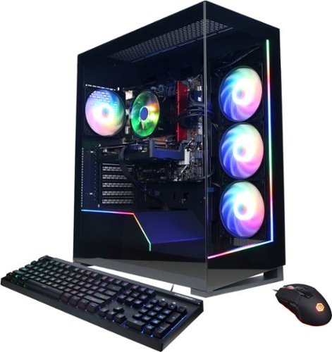 CyberPowerPC - Gamer Master Gaming Desktop - AMD Ryzen 5 7600 - 16GB Memory - NVIDIA GeForce RTX 4060 8GB - 2TB SSD - Black