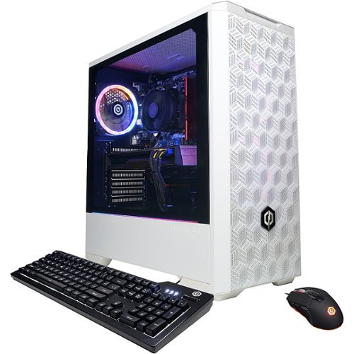 CyberPowerPC - Gamer Master Gaming Desktop - AMD Ryzen 5 7600 - 16GB Memory - NVIDIA GeForce RTX 4060 Ti 8GB - 1TB SSD - White