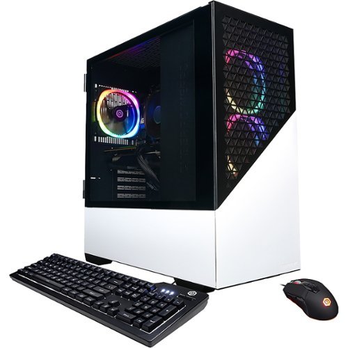 CyberPowerPC - Gamer Master Gaming Desktop - AMD Ryzen 7 7700 - 16GB Memory - NVIDIA GeForce RTX 4060 - 2TB SSD - White