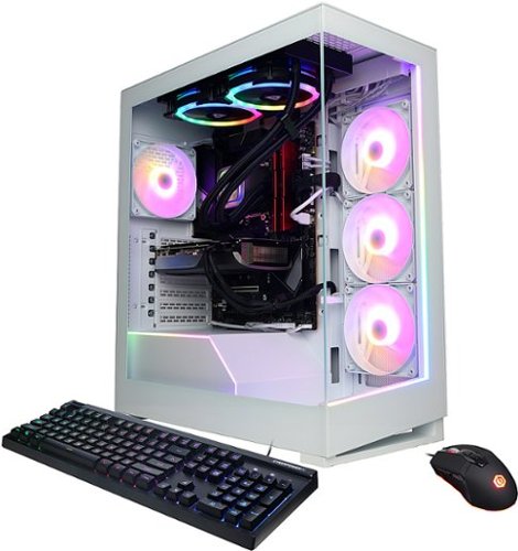 CyberPowerPC - Gamer Supreme Gaming Desktop - AMD Ryzen 9 7900X - 64GB Memory - NVIDIA GeForce RTX 4070 SUPER 12GB - 2TB SSD - White